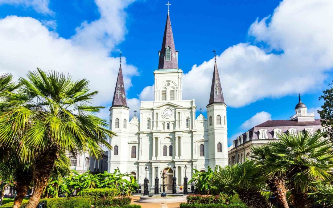 St. Louis Cathedral in New Orleans French Quarter. Clergy Sex Abuse scandal?