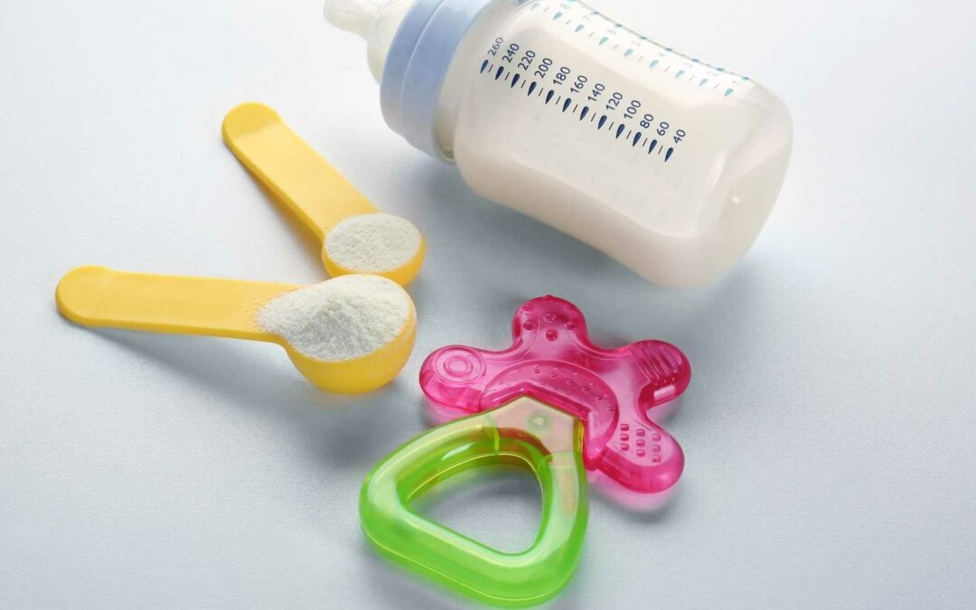 baby formula with toys