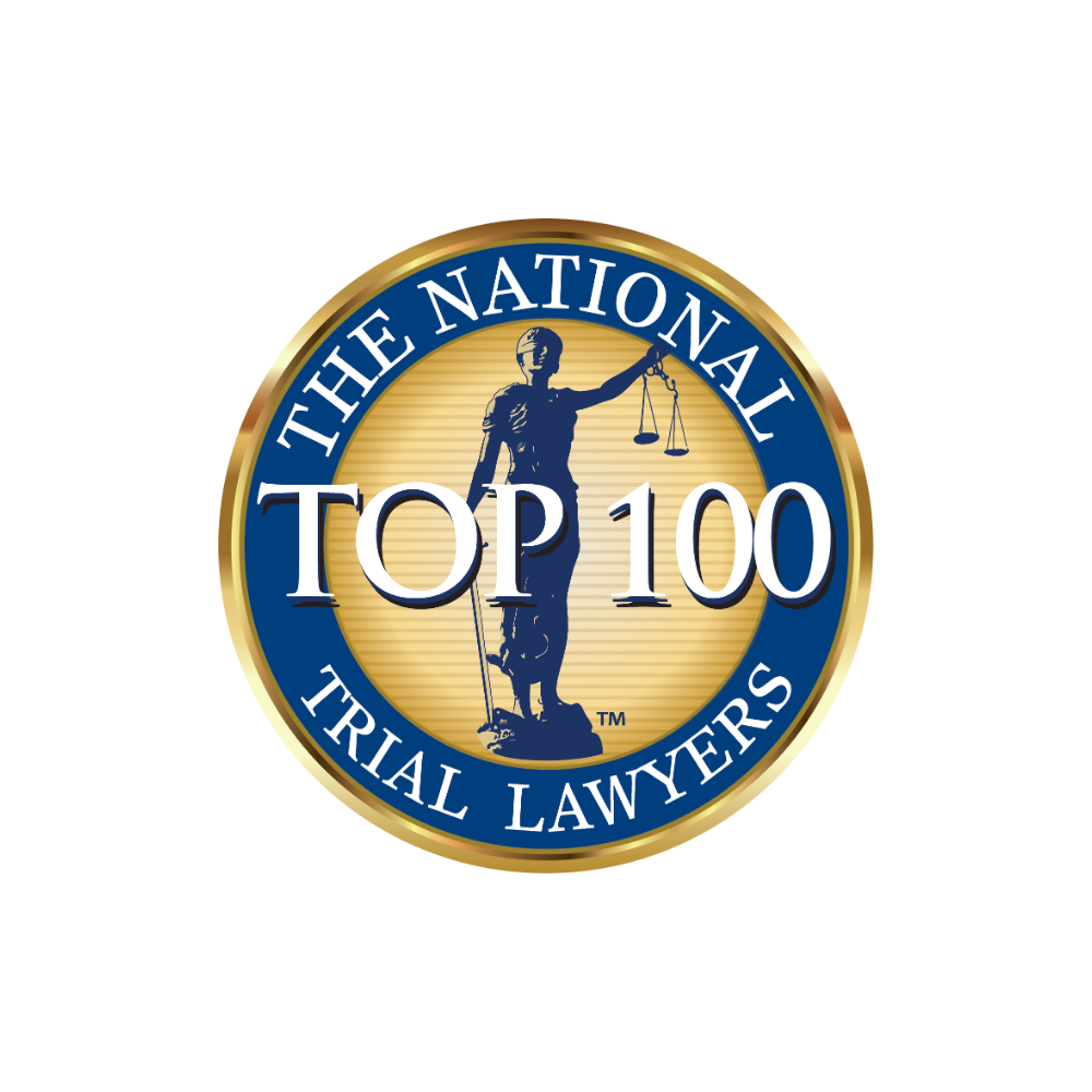 hillary nappi top 100 trial lawyers badge
